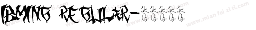 IBMing Regular字体转换